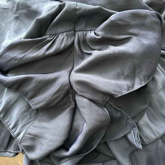 Selfie Leslie Linka off shoulder tie back coquette blue 8 - Picture 12 of 13